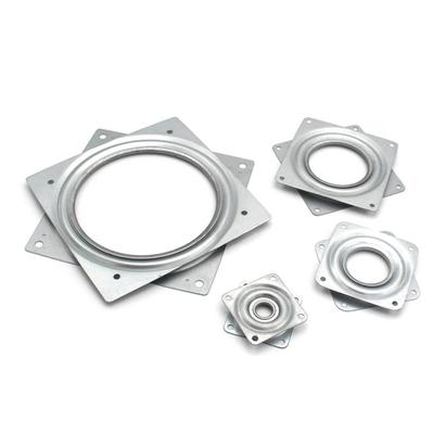 2/3/4/6 Inch Metal Furniture Hardware Display Stand Ball Bearing Swivel Plate Free Rotating Lazy Susan