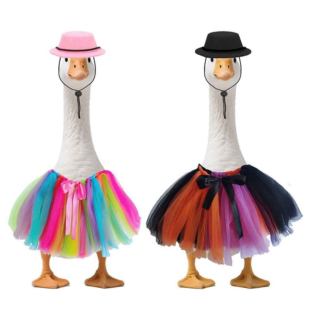 Handcrafted Porch Goose Costume Funny Garden Goose Costume  Halloween Decorations