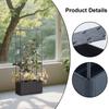 Planter with trellis planter for flowers vegetables outdoor indoor