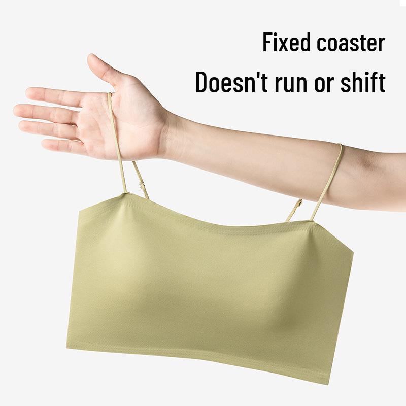 Minimalist Strapless Wire-Free Seamless Bandeau Bra