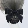 For Girls Nurse For Female Bow Spring Clip Ponytail Clip Korean Bun Snood Hairgrips Cover Net