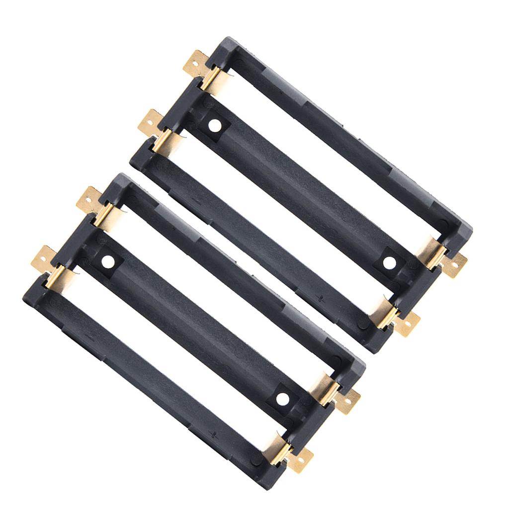 2 Stück 2 Batterien Halterbox Aufbewahrungskoffer für SMD 18650 DIY Lade-Stromversorgung