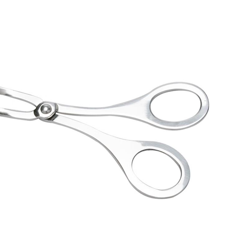 430 Stainless Steel Widened Flat Salad Tongs - 3-Pack