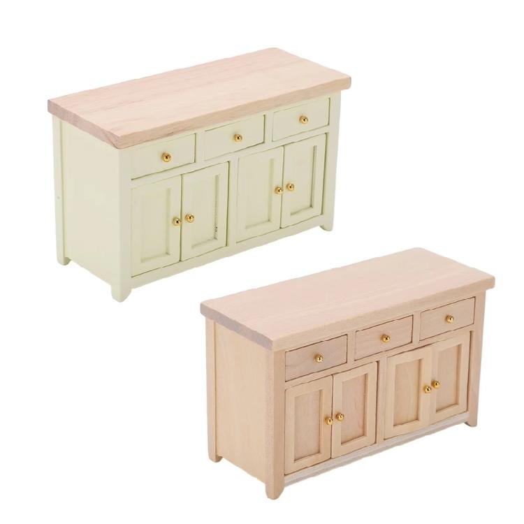 1/12 Miniature Dollhouses Storage Cabinet Model Furniture For Dollhouses Decoration And Creative Scene Display
