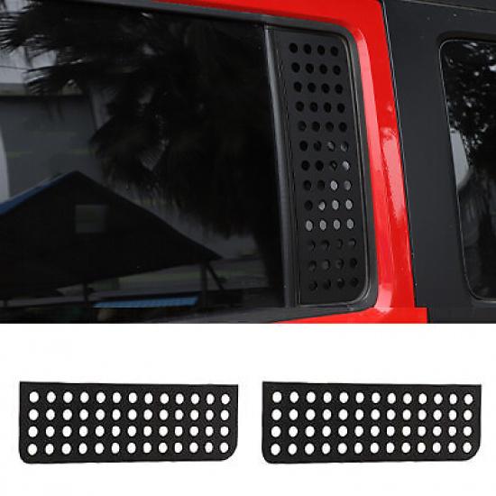 для Jeep Wrangler JK 2007-2017 Наклейки на полосу оконной рамы задней двери Панель отделки