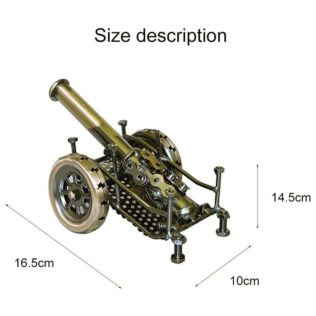 Metal Tank Statue for Home Decor - Aesthetic Showpiece - Decorative Sculpture for Home Decor & Office Decor