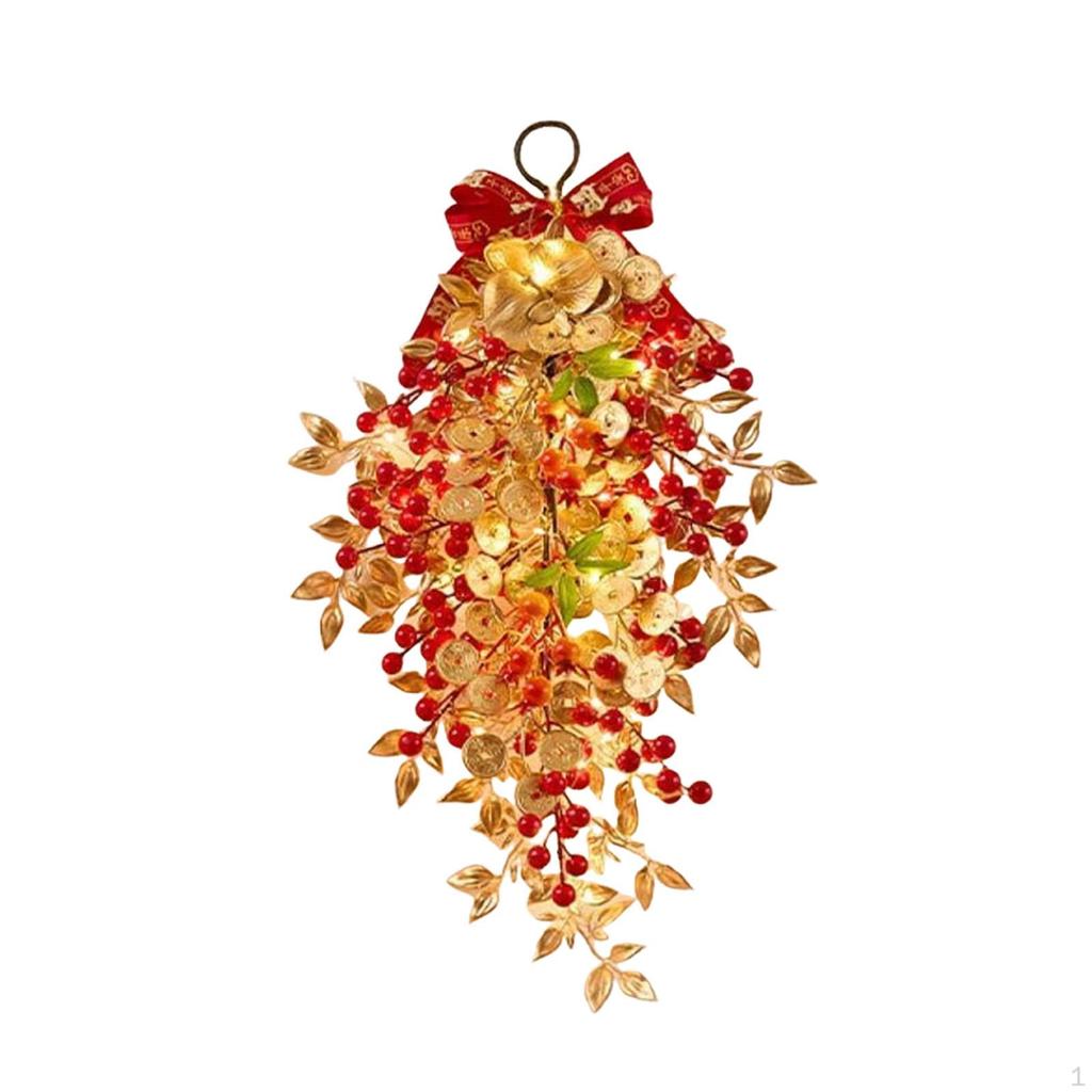 Chinesischer Jahreskranz Girlande Frühlingsfest Türschmuck für Wand