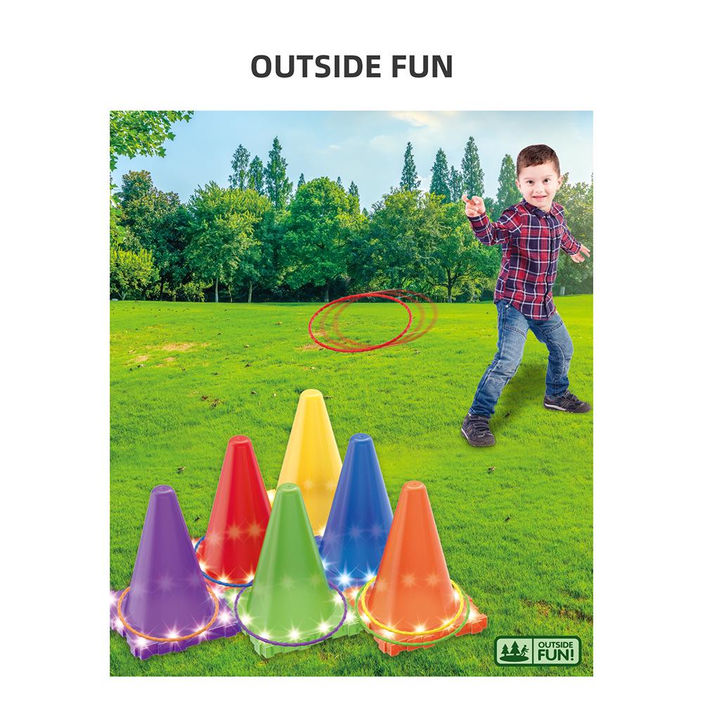 Leuchtendes Outdoor-Team-Building-Spiel: Interaktives Spielzeug für Familie, Partys und Geburtstage