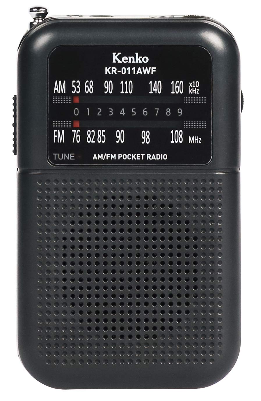 

Kenko Radio Pocket Radio Wide FM сумісний Використовує батареї AAA Навушники в комплекті Чорний AM/FM KR-011AWF чорний
