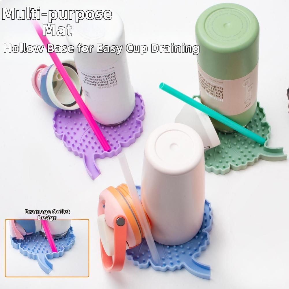 4pcs Silicone Heat Insulation Pads High Temperature Resistant Placemat Anti-Heat Pads Bowl Mat For Household Items
