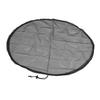 2 SZT Siatkowa Pokrywa do Zbierania Wody Czarna Siatka Sznurek 37 cali Zapobiega Owadom Ochraniacz Zbiornika