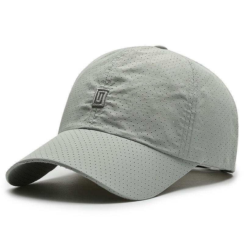 Men's Quick-Drying Embroidery Taslon Baseball Cap - Sun Protection Outdoor Sports Hat