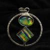 36Ct CERTIFIED Natural Opal 925 Sterling Silver Gemstone Beautiful Fancy Pendant