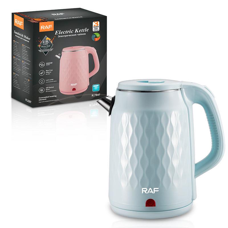 2.5L Stainless Steel Electric Kettle with Auto Power-Off and Quick Boil