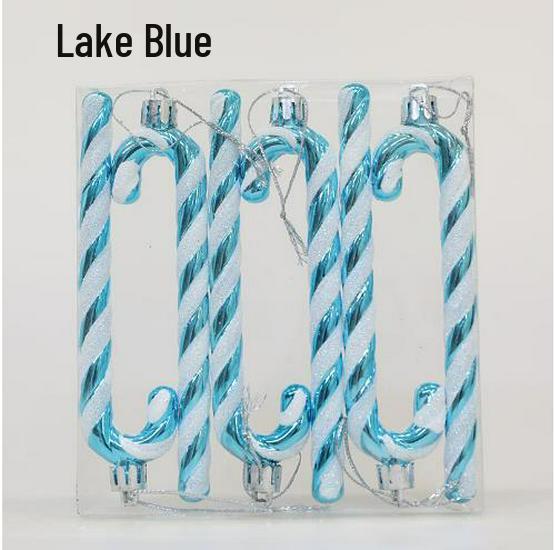 Plastic Candy Cane Christmas Ornaments - Festive Holiday Decorations and Gifts