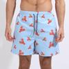 Crazy Muscle Summer Men's Printed Double Layer Plus Size Beach Shorts