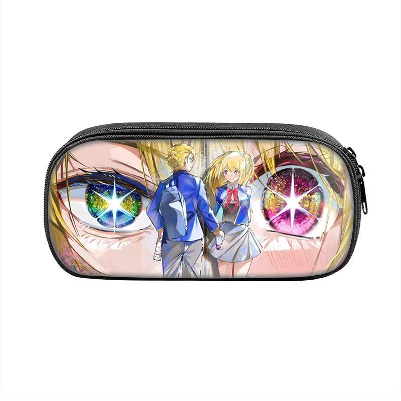 Oshi No Ko Kids Pencil Case With Large Capacity For School Storage And Stationery Organization