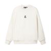 FILA Original Double Logo Solid Color Crew Neck Long Sleeve Sweatshirt Unisex sweatshirt F51U639201FWT
