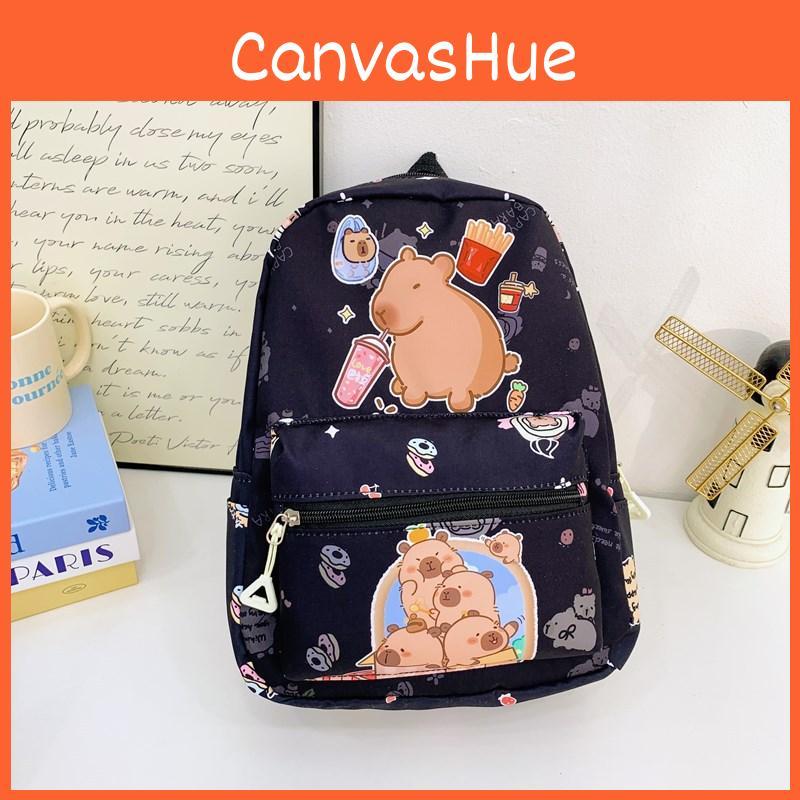 Capacity Capybara Large Backpack Kid Leisure Cartoon Animal Schoolbag Breathable