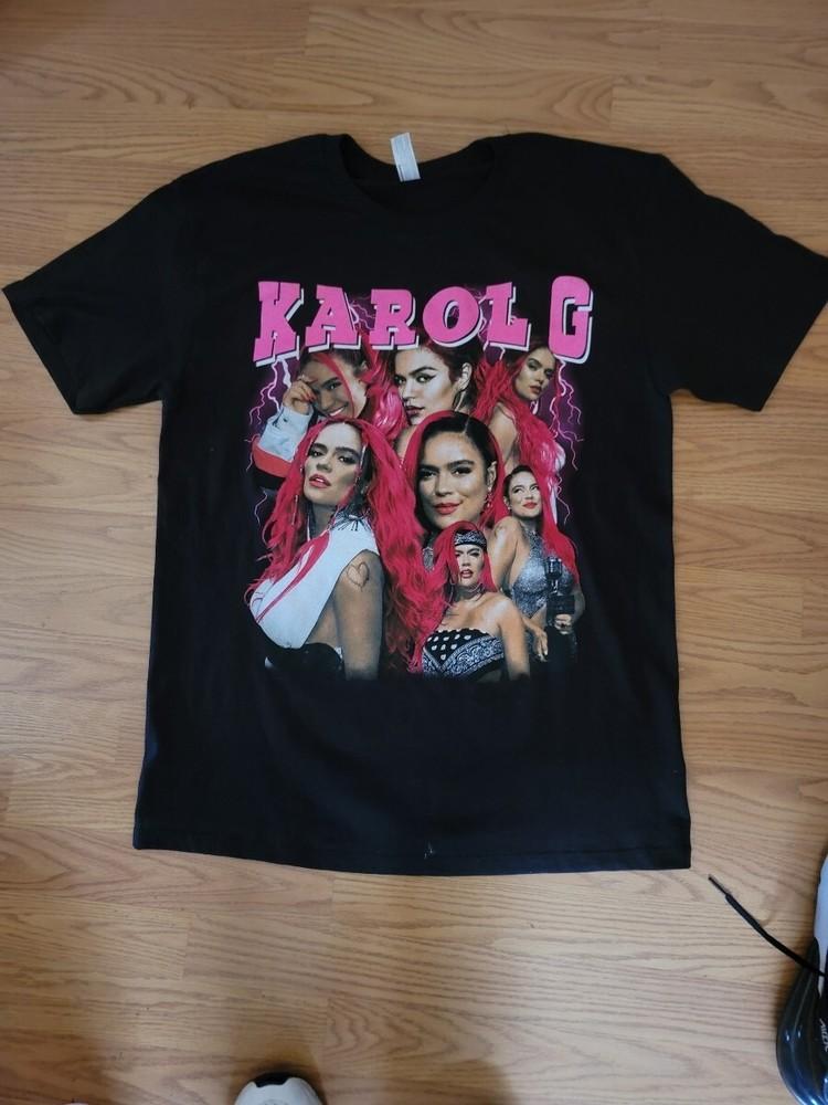 NEW KAROL G PINK LETTER T SHIRT Unisex T-Shirt S