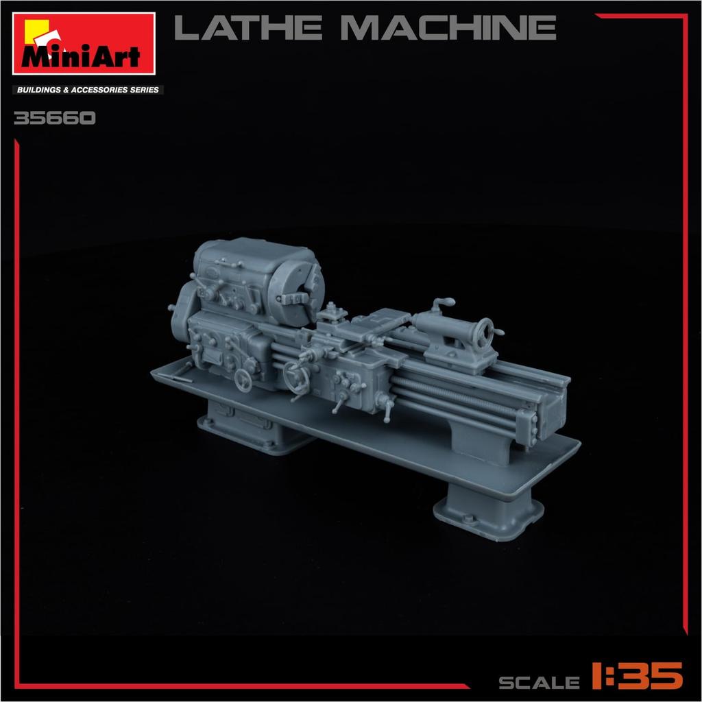 Miniart 1/35 Lathe Plastic Model MA35660