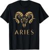 Zodiac Sign Aries Sign Constellation Birthday Horoscope T-Shirt