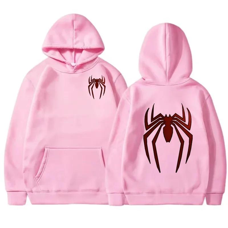 Comfortable Hoodie Street Fashion Spider Print Sportswear Women's Casual Fun Loose Hoodie Spider clothing