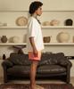 LAZYYY White Patch Supima T-Shirt