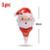1-12 ks Vánoční hliníkové fóliové balónky Santa Claus sněhulák los balónkové tyčinky vánoční ozdoby na stromeček dětské hračky festivalové dekorace na párty