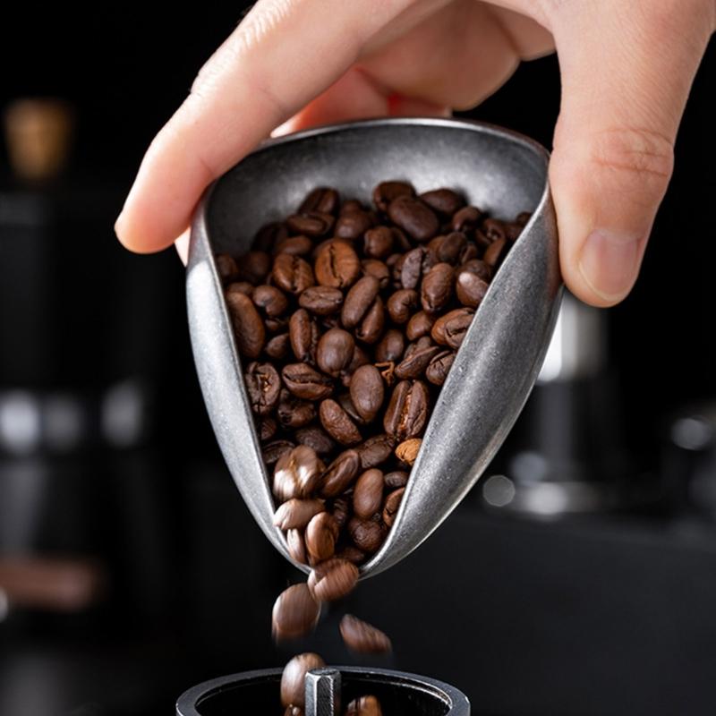 Coffee Measuring Dish with Integrated Scale Metal Multifunctional Home Accessory Coffee Dosing Tray for Measuring Use