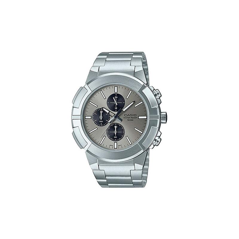 Casio STANDARD Series Classic Simple Exquisite Fashion 50 Meter Waterproof Quartz Movement Japanese and Korean Watch Men s Watch Gray MTP-E501D-8AV