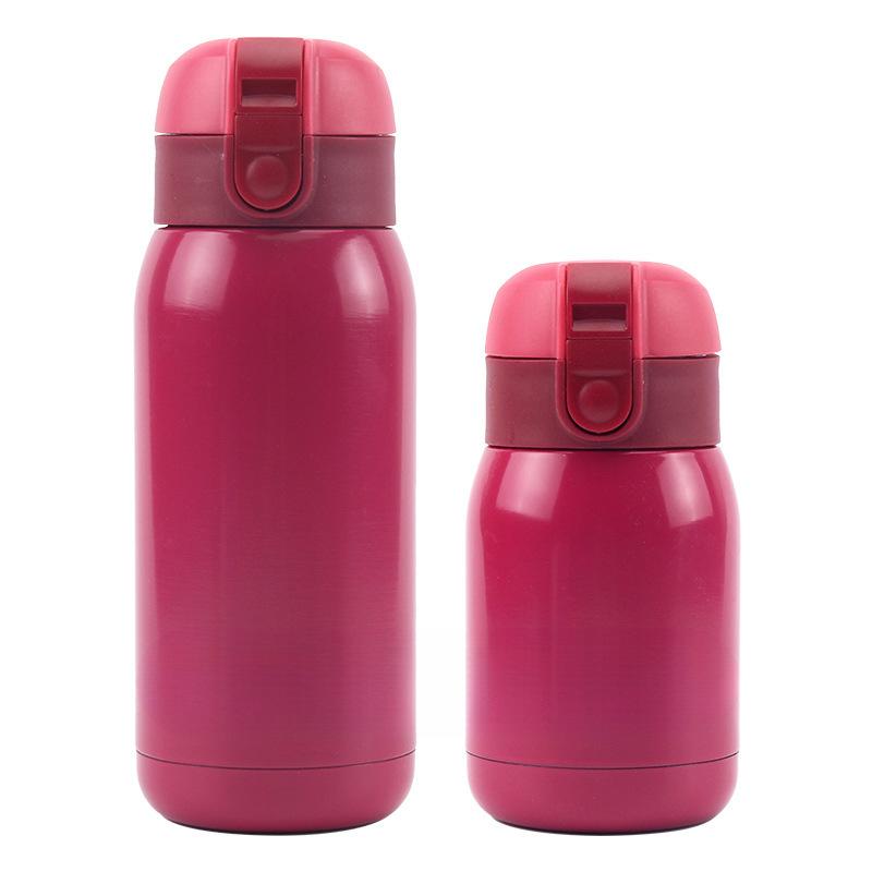 

Hand Gift Mug with Rope Bounce Cup Stainless Steel Vacuum Insulated Pocket Cup for Students Couples Kids 200 красный
