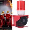 115dB Industrial Sound and Light Alarm, Energy Saving and Highlight, Waterproof Alarm Siren Horn, Wide-Application Emergency Outdoor Alarm Strobe with