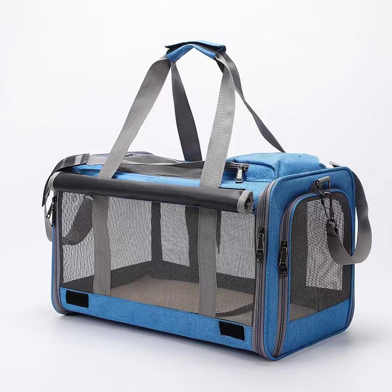 Große Tragbare Haustiertransportbox: Atmungsaktiver Outdoor-Rucksack für Katzen und kleine Haustiere