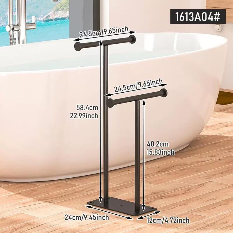 Cmaos Freestanding Stainless Steel Towel Rack