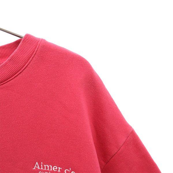 Eimy istoire Print Langarm-Sweatshirt F pink Turnschuh Damen Gebraucht