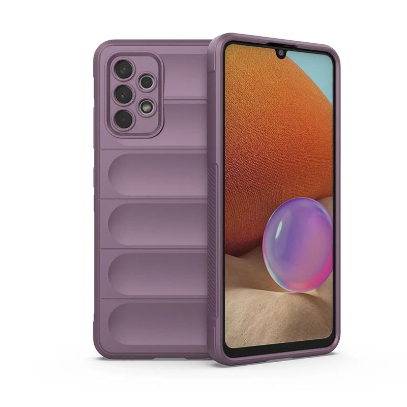 Rückseitenschutzhülle für Samsung Galaxy A32 4G, flüssig-silikon, stoßfest, sturzsicher, Schutzhülle