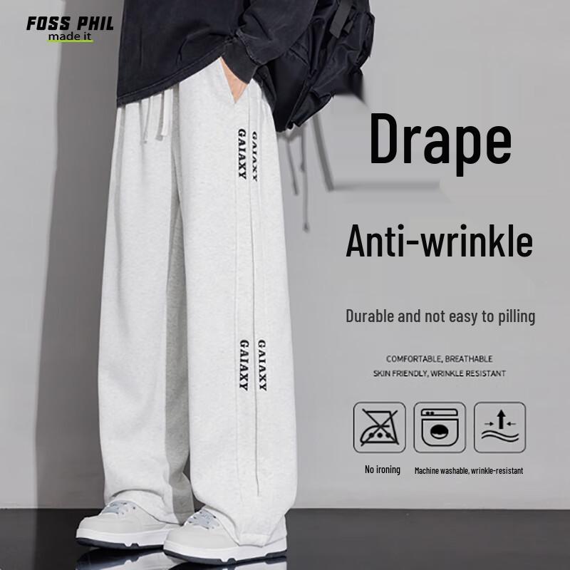 

Foss Phil Men s American Style Loose Straight Leg Knit Sweatpants XL