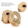 Front Back Portal Axle Universal Axle Case Cover Brass Weight for TRX4 Crawler 1/10 RC Car