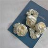 French Silk Headband, Retro Rose, Three-dimensional Flower, Large Intestine Hair Tie, Female Korean Version