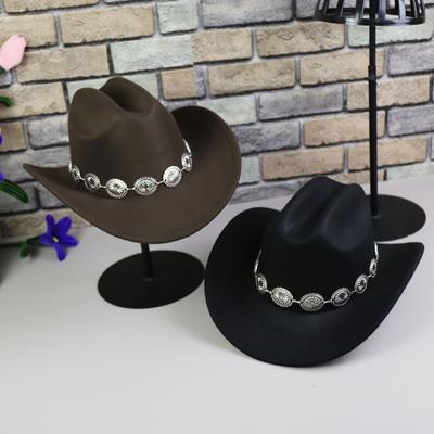 1PC Western Cowboy Hat for Women's Photo Props Cowgirl Jazz Hats Party Dress Cap Sombrero Hombre