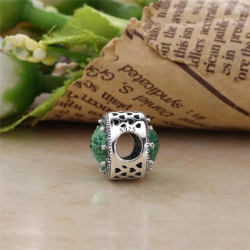 925 Silver Football Flower Ice Snow Round Beads Charm for Pendant Bracelet Necklace Jewelry Making DIY Gift