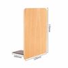 Anti-Slip Wood Book Stoppers Detachable Book Supports High Quality Wooden Bookends  School Office