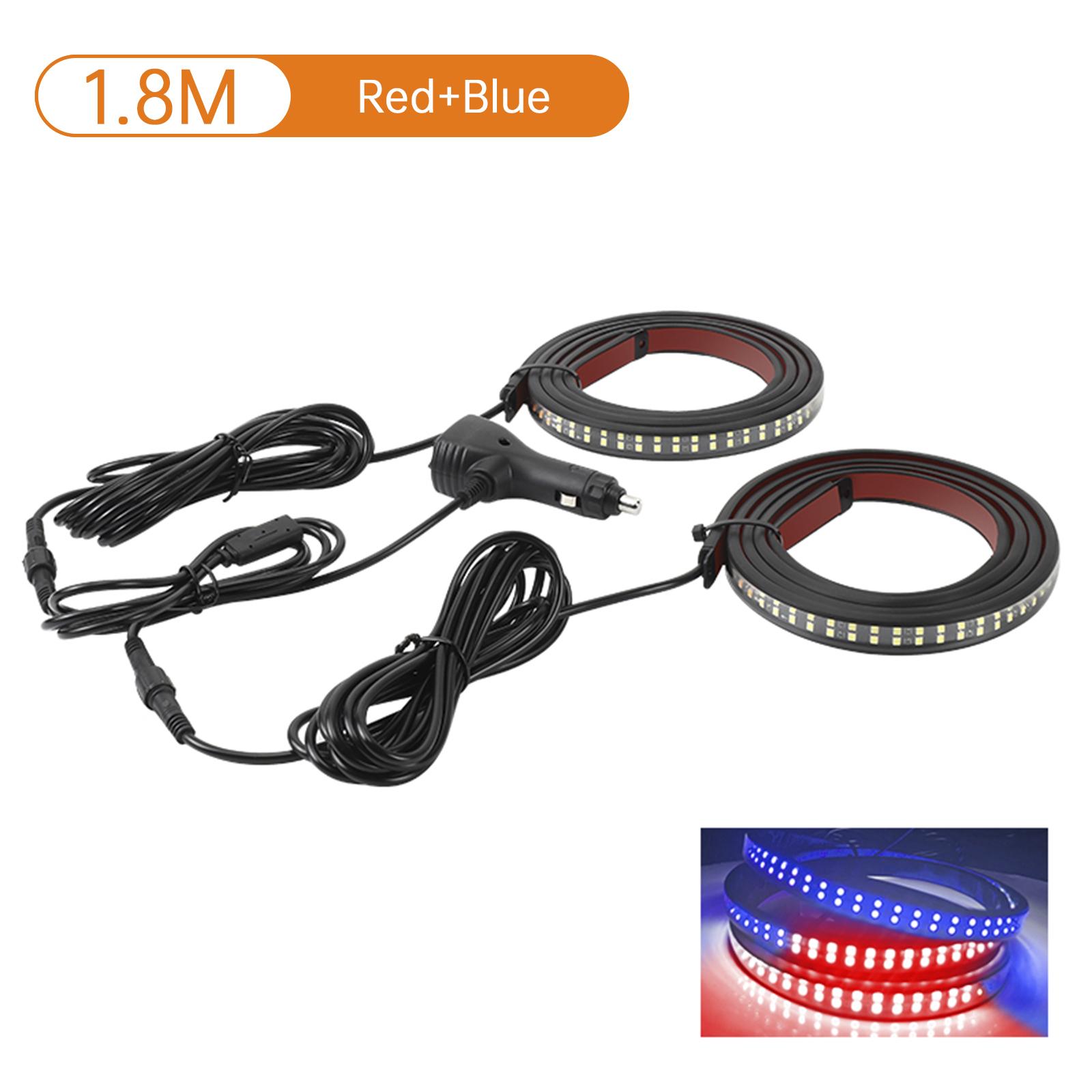 

Dual Color Running Board Car Side Step LED Light Strips For Pickup Truck Type O
