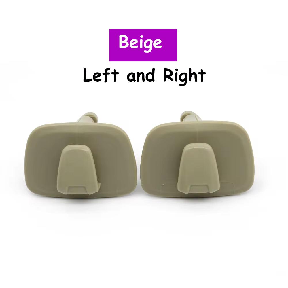 

2PCS XC60 XC90 XC40 V90 S90 Car Hanger Hooks Rear Row For Volvo 32226340 32226341 32226342 Clip Hanger Car Interior Hooks Beige 2 PCS