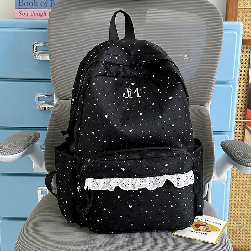 Zaino da scuola per ragazza con pizzo zaino da donna nuovo primavera ed estate zaino scolastico per studenti grande capacità campus carino zaino di alto valore