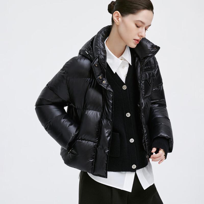 GIOVANNI VALENTINO Women's Classic Short Winter Puffer Down Jacket