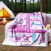 Cheerleader Outdoor Customize Your Name Blanket Comfortable Soft Lightweight Allseason Multipurpose Blanket For Travel Camping Picnics Sofa Office Bed