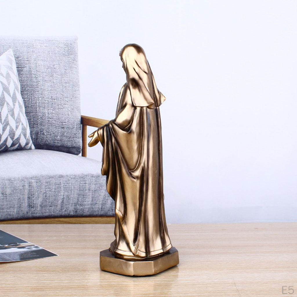 Statues Catholic Spiritual Family Chapel Blessed Series Figurines Sculpture Shelf Tabletop Decor