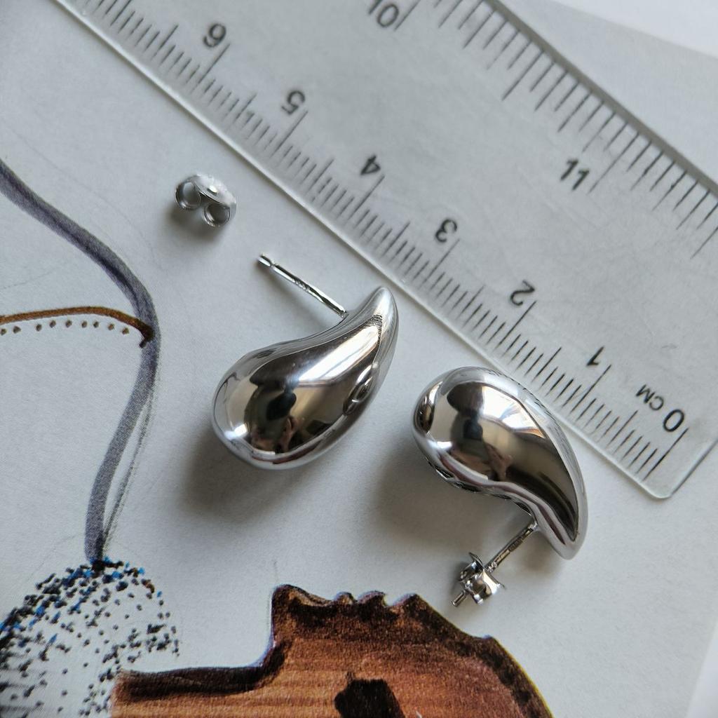 Серебряные серьги без камней (2184652)